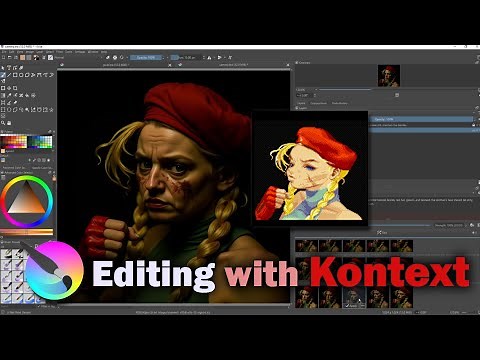 Using Flux Kontext in Krita with the Generative AI Plugin
