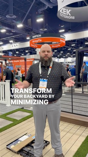 How can you transform your backyard without the use of all those extra tools? INSTADECK! Minimal tools, maximum BBQ time.😎👌 Come check it out at our #DeckExpo booth 3021! | MoistureShield