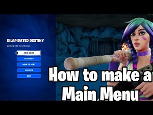 How to make a Main Menu in Fortnite Creative (Tutorial)
