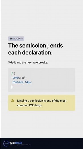 CSS Syntax Explained: Braces, Colons, Semicolons