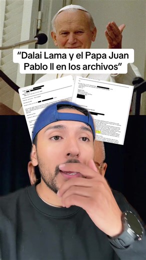 Dalai Lama y Papa Juan Pablo II en los Archivos del Vaticano