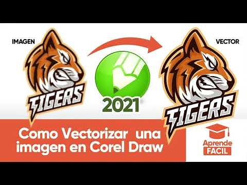 Como vectorizar una imagen en CorelDraw 2021 - FACIL!