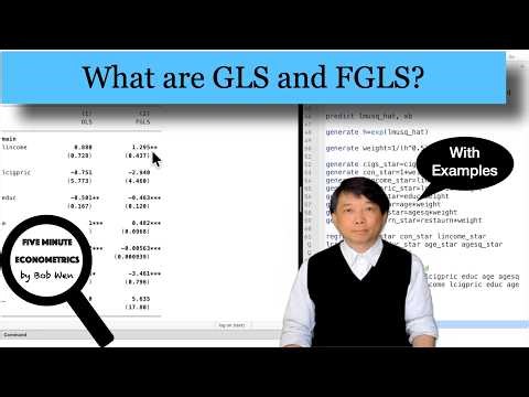 What are GLS and FGLS? |【Five Minute Econometrics】Topic 76