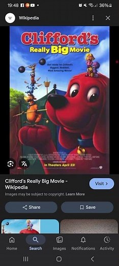 Happy 22nd Anniversary Clifford's Really Big Movie (2004)