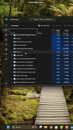 How to Stop Processes from Constantly Moving Around in Task Manager #shorts