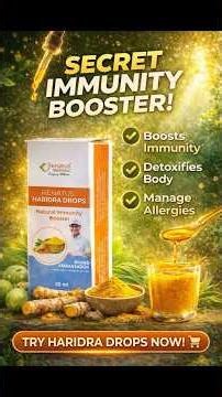 Haldi Sab Khate Hain… Lekin Yeh Sach Koi Nahi Batata! | Haridra Drops Experiment #immunity