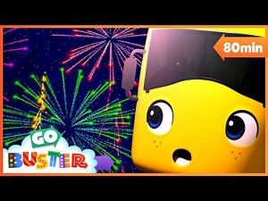 ✨ FIREWORK FEARS! How does Buster cope? ✨ | Ella, Rishi and Friends | Kids Songs and Stories