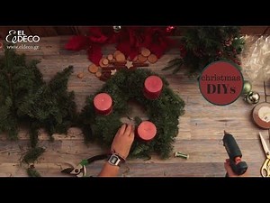 DIY χριστουγεννιάτικες κατασκευές