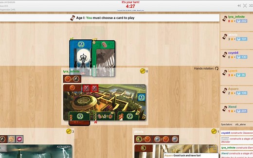 【桌游】七大奇迹 7 Wonders 完整游戏视频