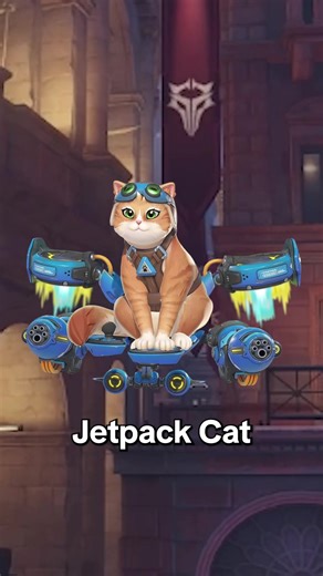 Jet pack Cat in Overwatch is awesome #fyp #overwatch2 #overwatch #gaming