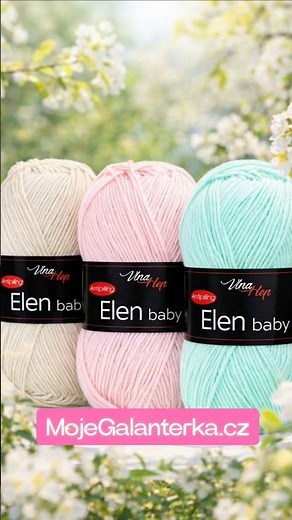 Hebká příze na dětské projekty 🧶 Elen Baby | háčkování a pletení pro miminka