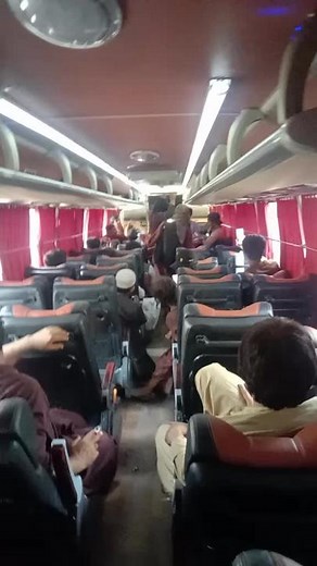 Inside a Traditional South Asian Bus: A Cultural Experience