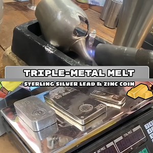119K views · 1.1K reactions | Melting Down Pewter Sterling Silver To Make Bars | Bigstackd Casting | Facebook