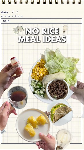 1.6K views · 26K reactions | No Rice meal ideas with Calorie counts  #CalorieDeficit #CalorieCount #HealthyLifestyle #SelfImprovement | Trishia Hope | Facebook