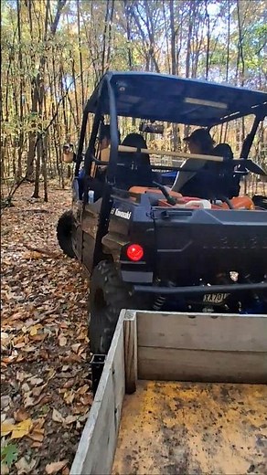 Riding behind a Kawasaki Teryx 800
