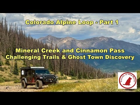 Colorado Alpine Loop - Mineral Creek and Cinnamon Pass #offroadoverland #adventure #ghosttown