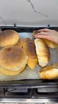 Same dough, 2 different types of bread #breadrolls #bread