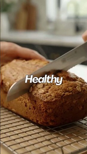 🍌✨ Wholesome Banana Oat Bread