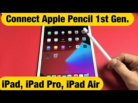 How to Connect / Pair Apple Pencil 1st Gen to iPad, iPad Pro, iPad Air