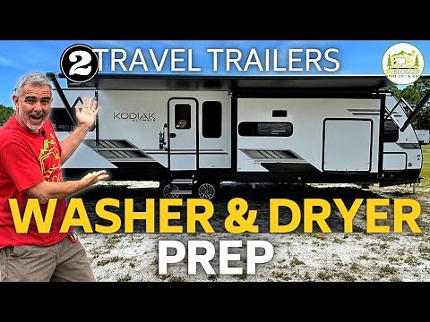 2 Camper Trailers with Washer and Dryer Prep