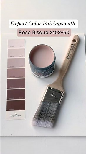 Expert Color Pairings with Rose Bisque 2102-50 | #BenjaminMoore