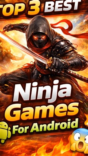 TOP 3 BEST Ninja Games For Android 🥷🔥#ninja #games