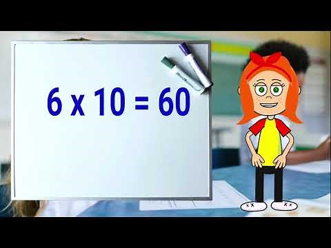La table de 6 (Apprendre les tables de multiplication)