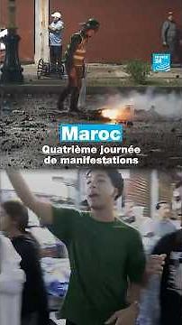 Maroc : quatrième journée de manifestations • FRANCE 24