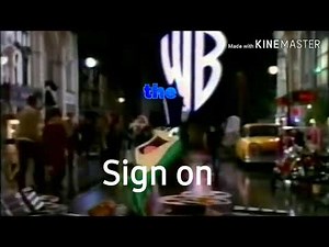 The wb/kids wb sign on and sign off bumpers