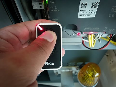 Programación de control remoto NICE