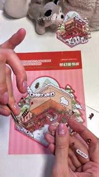 [ASMR] cute 3D stickers ❄️ creation stickers, relaxing video #asmr #scenesticker #satisfying