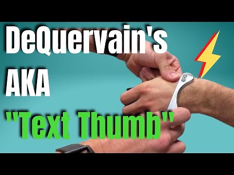 Thumb and Wrist Pain? De Quervain’s Tenosynovitis Treatment San Diego