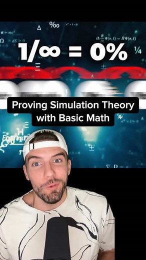 Proving simulation theory (the idea that our entire reality is a computer simulation) with 5th grade math, go cry about it #interesting #facts #theory #mindblown #videogames