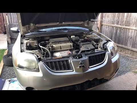 Replace A/C Compressor 2001-2009 mitsubishi galant engine 2.4l