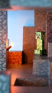 Making Minecraft Tiny Torches to Light my Floating Island. | Bobby Duke Arts