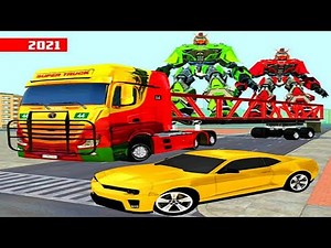 Multi Robot Construction Transform: Robot Transportation Game 2021 #2 - Android Gameplay