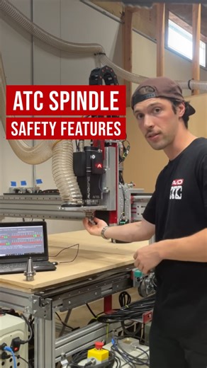 Avid CNC on Instagram: "This is what makes the AV Spindle Smart. The onboard plc takes in sensor status and is critical in creating a reliable, safe, and long lasting ATC system. We’re dropping these behind the scenes episodes weekly and next episode we double down on reliability but this time on the tool rack side of things. #cnc #avidcnc #toolchanger #cncmachine #bts"