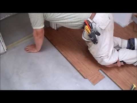 How to Install Laminate Flooring on Concrete Slab in Tiny Room Mryoucandoityourself