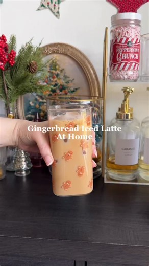 Gingerbread iced latte🤎 #gingerbread #gingerbreadlatte #icedgingerbreadchai #starbucksgingerbreadlatte #nespresso #holidaydrink #vegan #holidays #organic #drinks #drink #cocktails #inktober #coffeelover #cocktail #alcohol #festive #holidayseason #independenceday #rum #fourthofjuly #refreshing #drinkstagram #redwhiteandblue #refresh #mixologist | Beccabrews