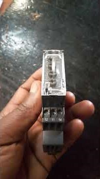 How to connect an on delay timer relay RM17TE00