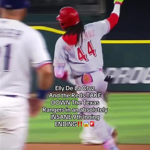 Reds' Insane 9th Inning Finish vs. Rangers