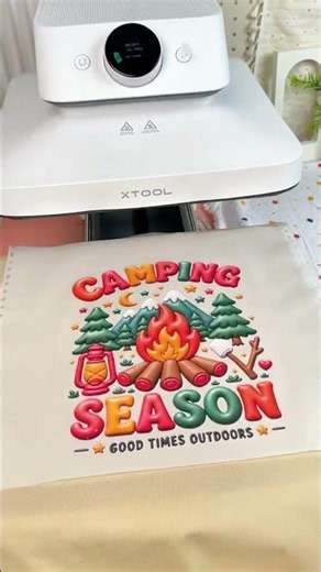 Custom Camping Collection | Canvas Tote, Hat & T-Shirt with xTool Apparel Printer