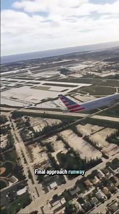 Precision Final Approach Vectoring #aviation #simulation