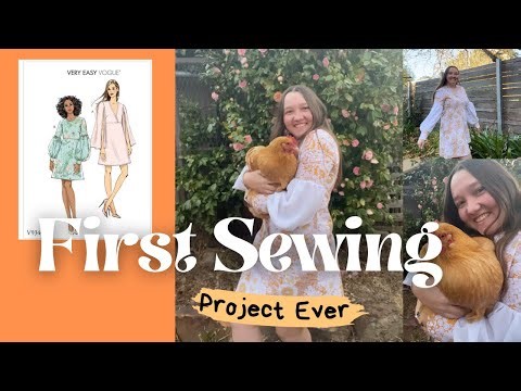 Sewing For the First Time - Simplicity 1800 Review - Making My First Dress