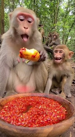 Funniest Monkey Moments You’ll Watch Today! #FunnyMonkey #MonkeyPrank #funnyshorts #viralshort #fyp