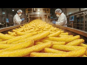 Inside the French Fry Factory 🍟 ASMR Mass Product