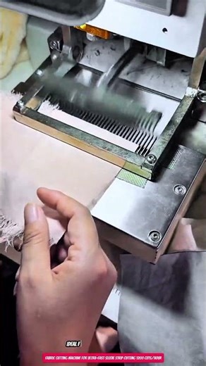 Fabric Cutting Machine For Ultra-Fast Sleeve Strip Cutting 1200 Cuts/Hour