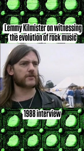 Lemmy Kilmister: My experience watching the evolution of rock music #lemmy #lemmykilmister
