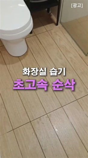 여름철 화장실 곰팡이 테러 피하는 법? 이 제습기 하나면 습기 초고속 순삭