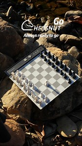 Almost Perfect, Still a Great Game Fresh air, a quiet table, a board that fits right into the moment. If you look closely, you might spot something a little… off. Yes, the king and queen swapped places. New teammate, first shoot, rookie moment. Lesson learned. Once the game started though, everything else felt just right. Chessnut Go packed easily into the bag, set up in seconds at the campsite, and connected to the app without any fuss. A few moves under the open sky and the board felt perfectl